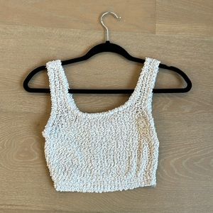 Babaton knit crop top size small